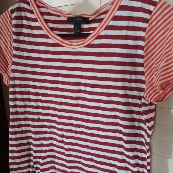 J crew short sleeve striped top - Picture 1 of 4